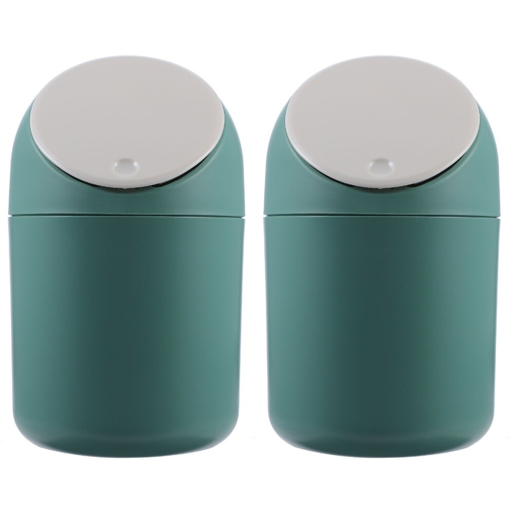 Compact Countertop Desktop Garbage Basket for Waste Paper and Trash