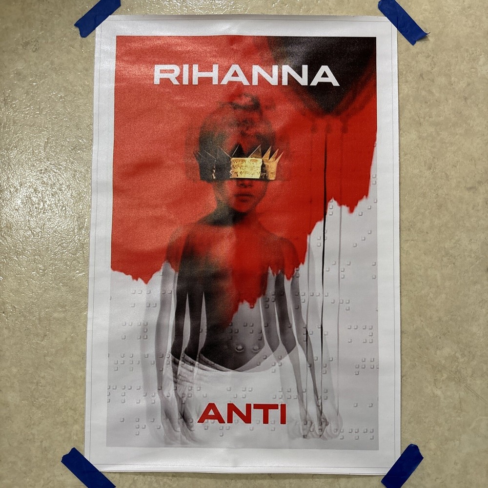 Rihanna  ✅ R&B -Rap Music Poster ✅ Wall Art Room Canvas Man Cave ✅ 16x24 inch