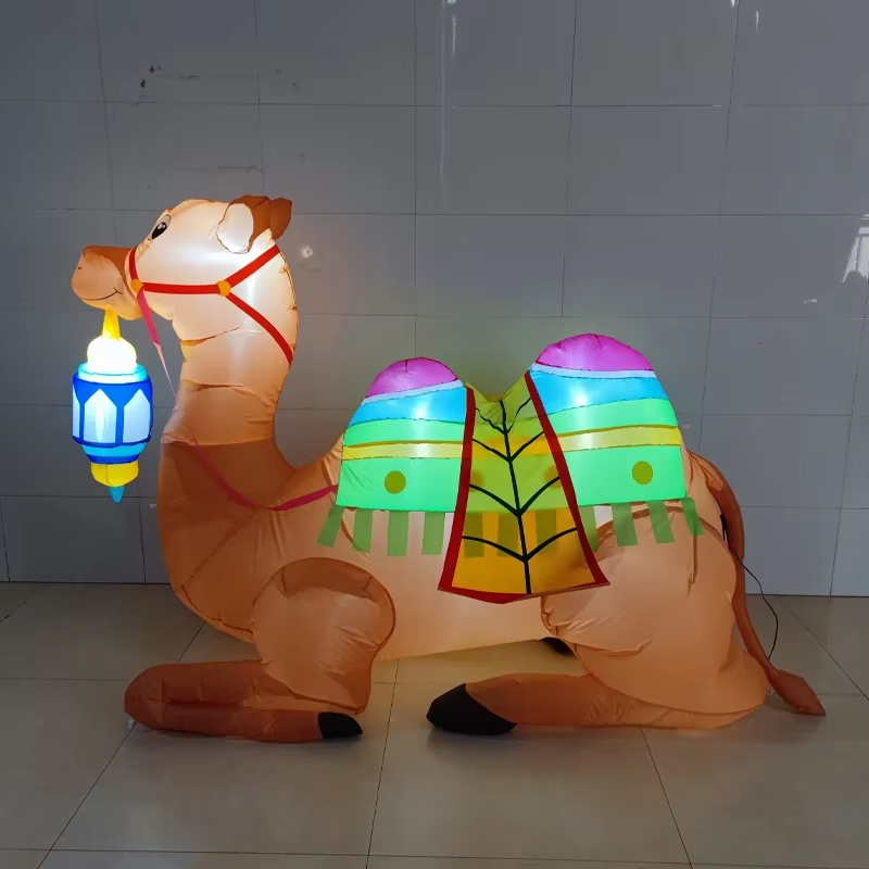 Ramadan Decoration Inflatable Eid Mubarak with LED - Islamic Decoration Outdoor