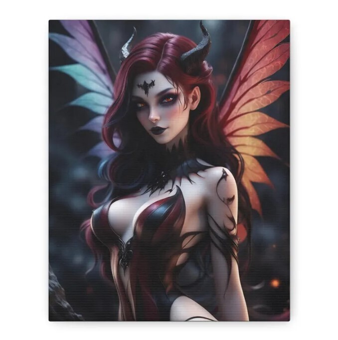 Wall Art for Fantasy Home Decor Lovers. Art Title: Infernal Charm