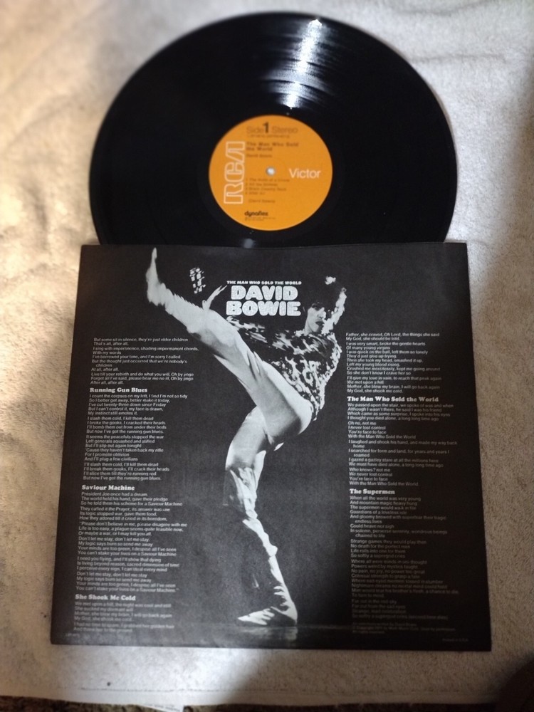 David Bowie :The Man Who Sold The World:Promotional Album: Without Poster
