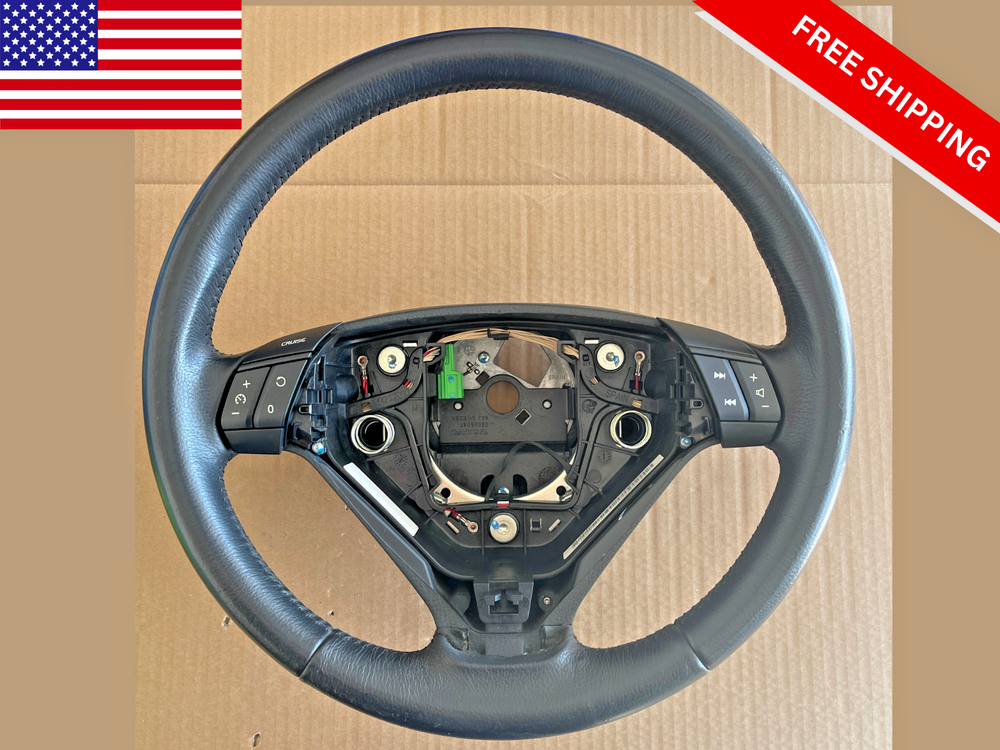 2001-2008 Volvo S60 OEM Steering Wheel with Cruise Control Switch 30643373