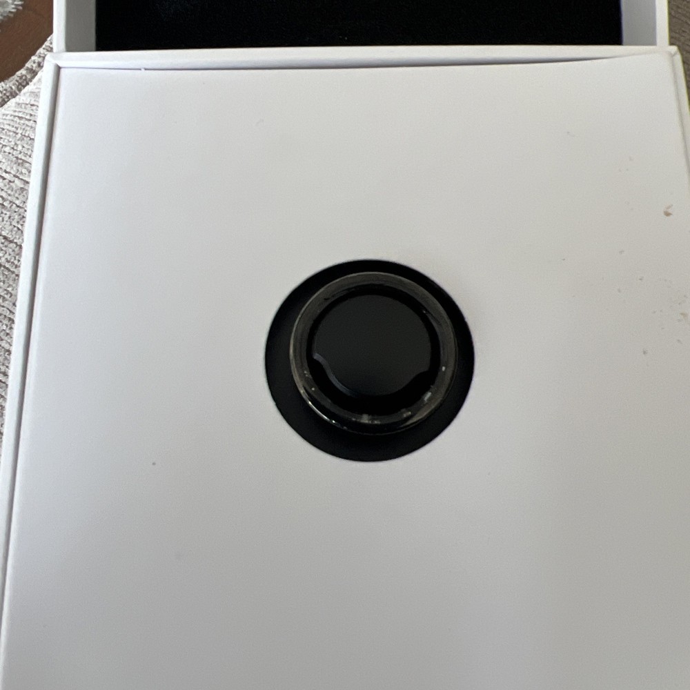 Oura Ring Gen 3 Horizon Black Size 8 Smart Ring Open Box Excellent Condition  