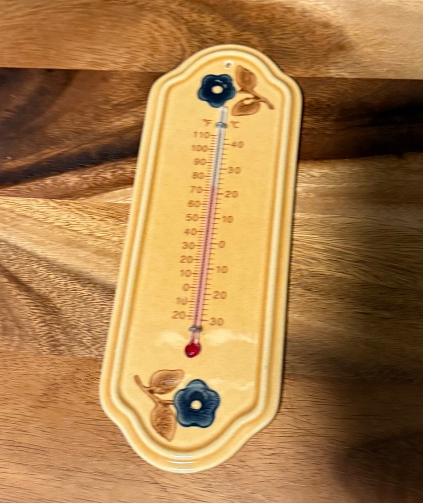 Vintage Pfaltzgraff America Thermometer Collectible Kitchen Decor