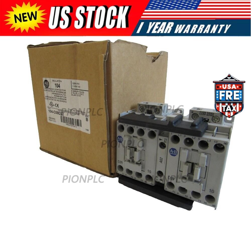 ALLEN BRADLEY 104-C09D22 REVERSING CONTACTOR 104-C09D22 NEW SURPLUS