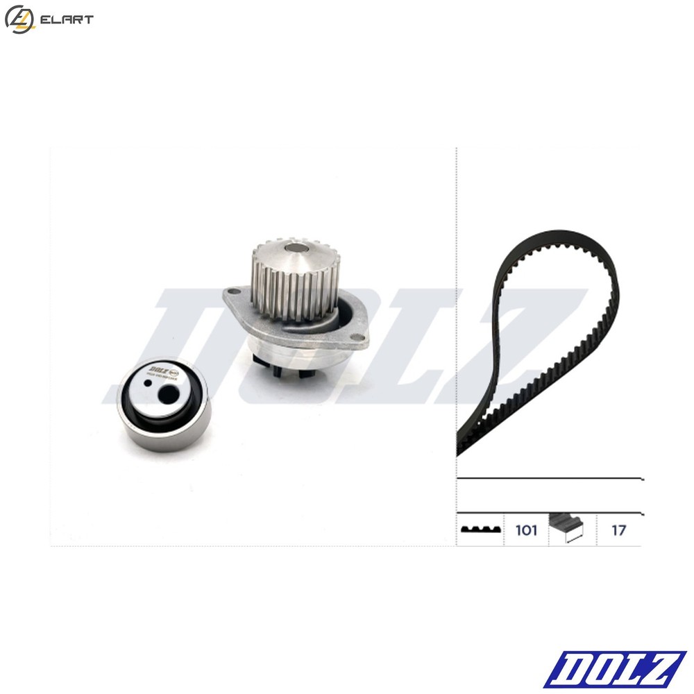 WATER PUMP & TIMING BELT KIT KD028 FOR PEUGEOT PARTNER/PATAGONICA/URBANA/MPV 80