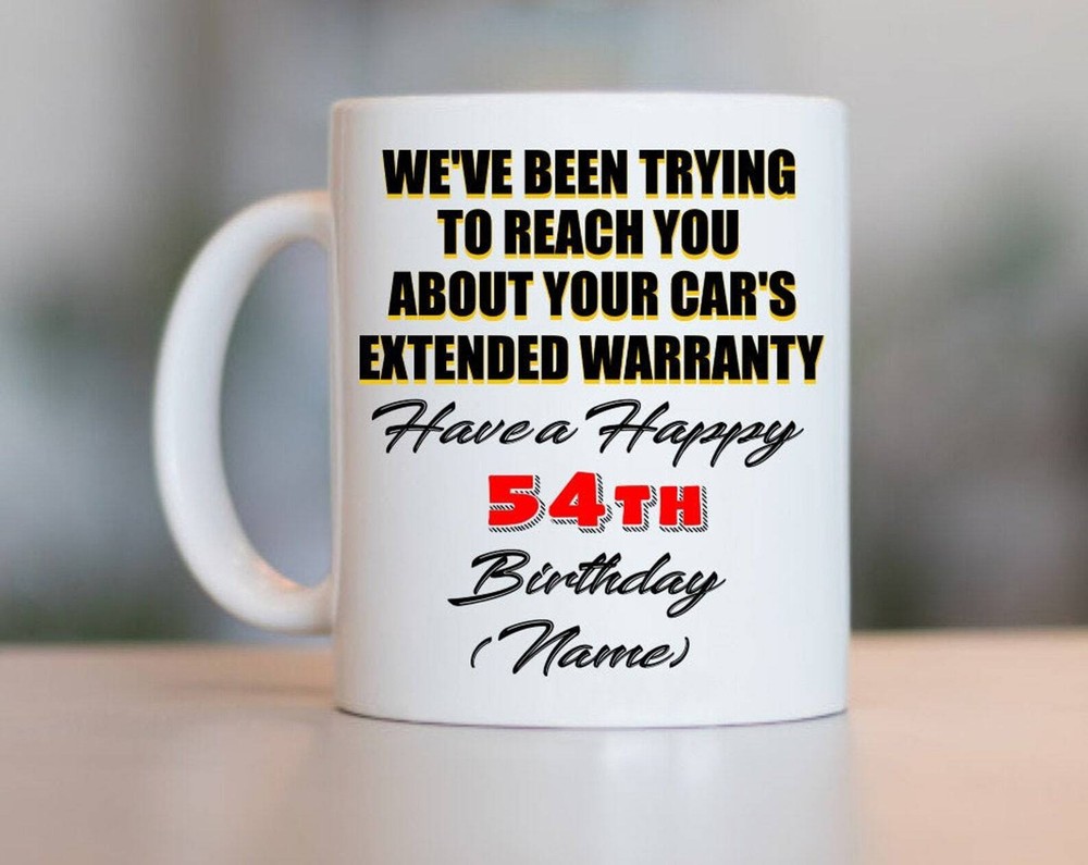 54th Birthday Gift For Women And Men 54th Birthday Mug 54 Year Old Birthday