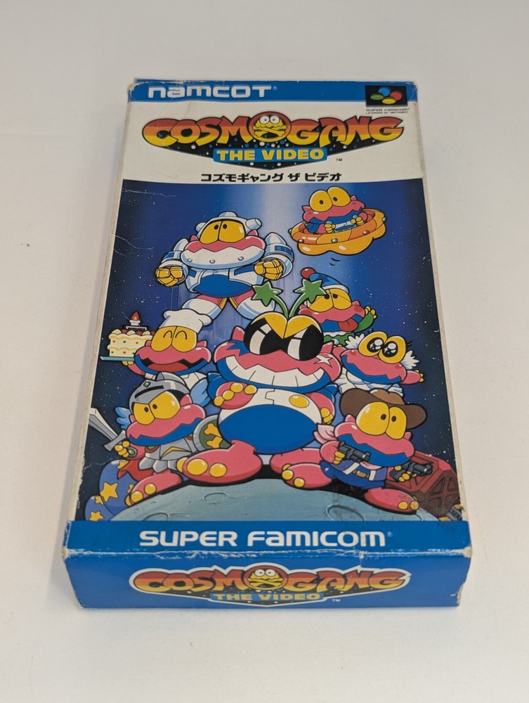 Cosmo Gang: The Video Super Famicom, 1992 Tested Working *US Seller*