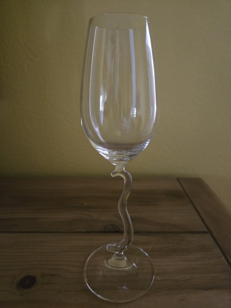 2003 Riedel Crystal Millennium Flute Glass Limited Edition 9.5”