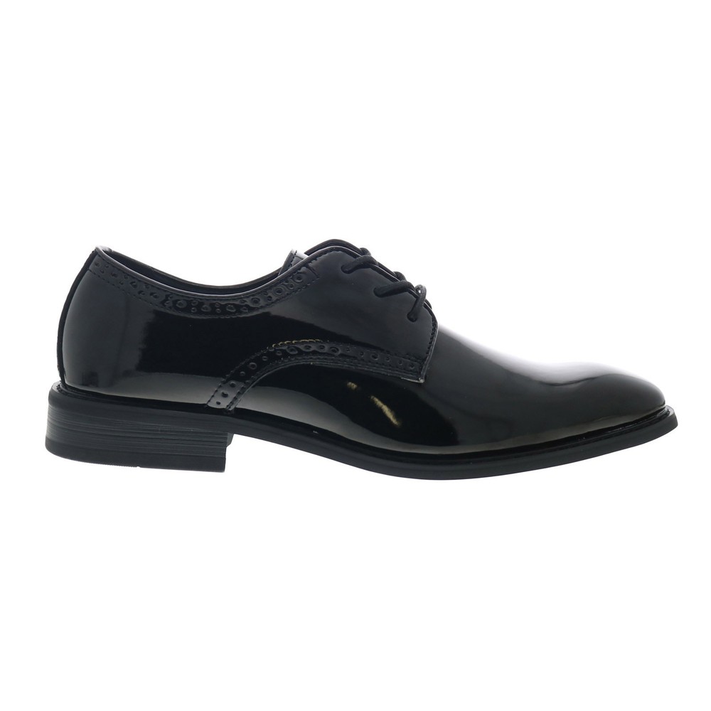 La Milano Payton Tuxedo Mens Black Extra Wide 3E Oxfords Plain Toe Shoes