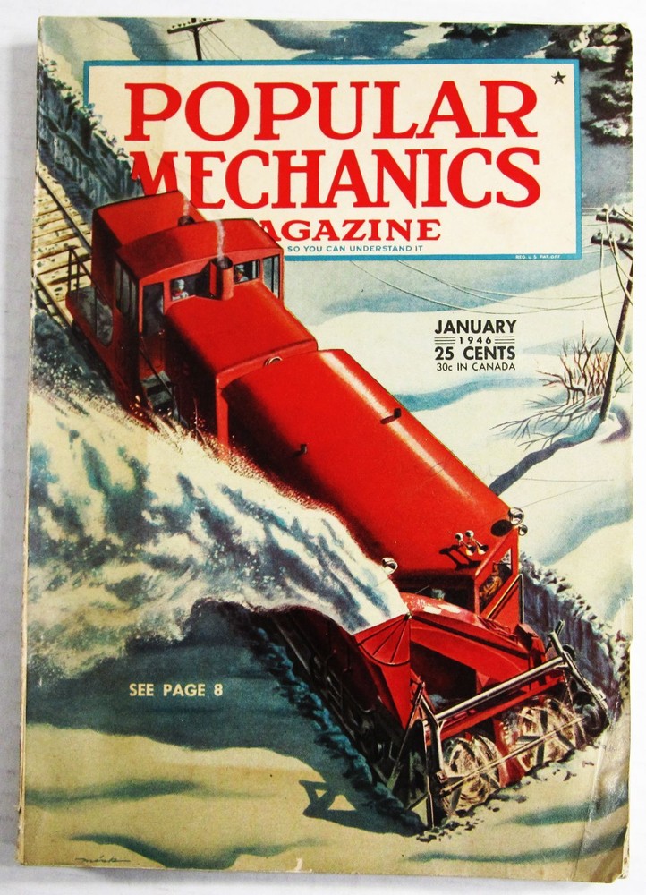 Popular Mechanics 1946 January Magazine Fine+ Grade 1940s Shortwave