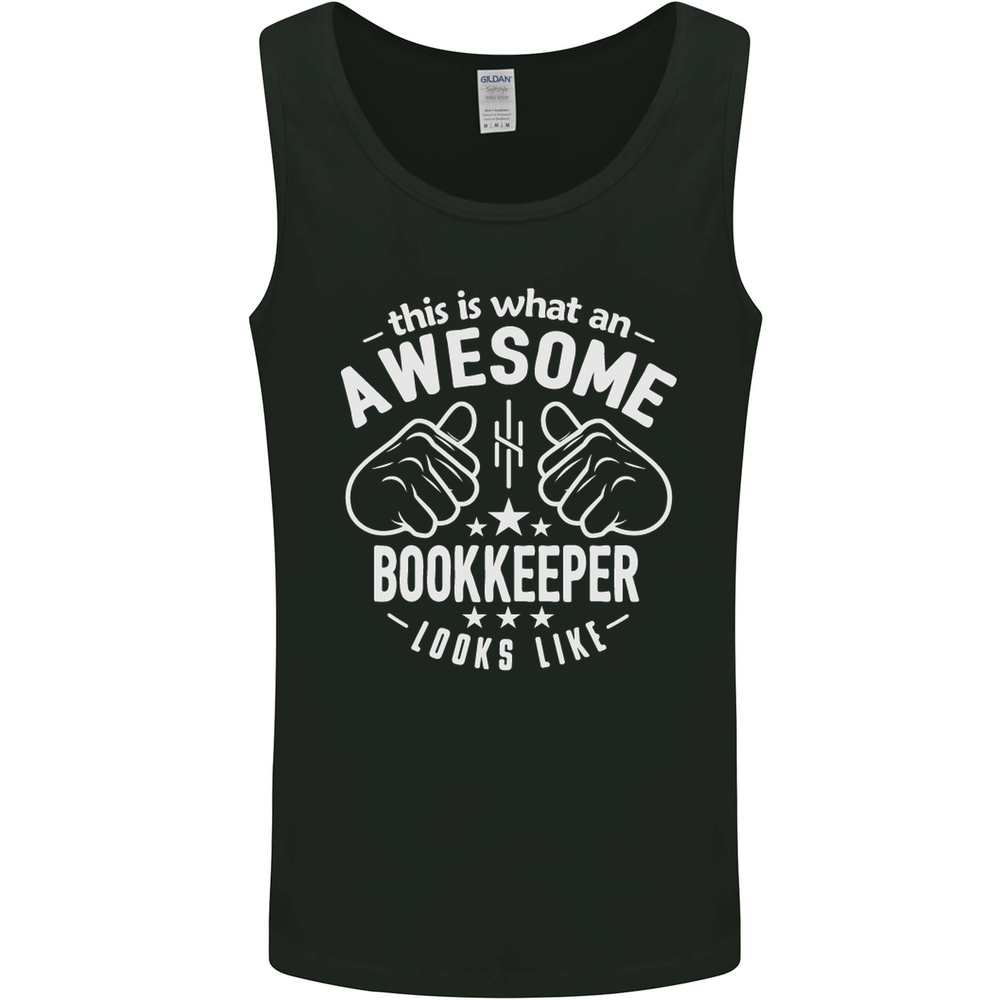 An Awesome Bookkeeper Looks Like Mens Vest Tank Top
