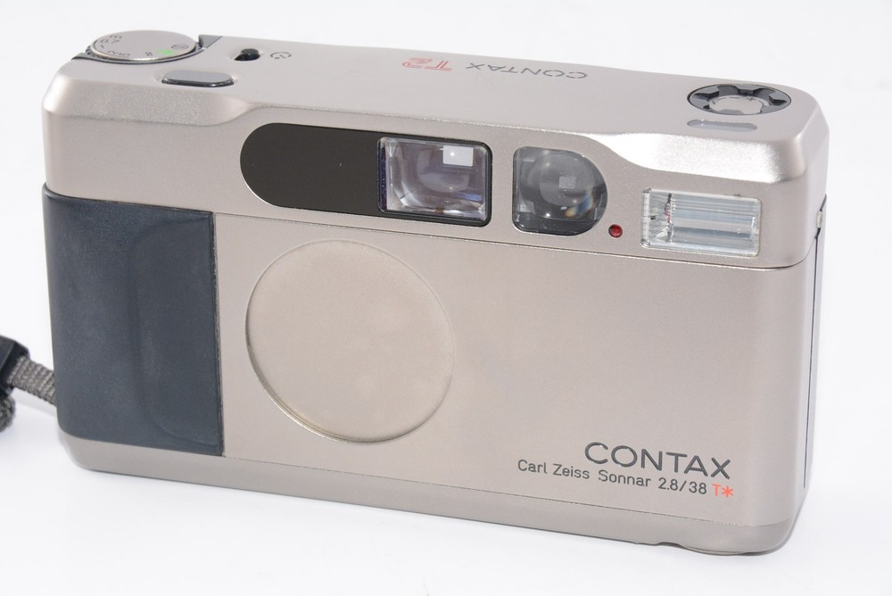 [Exc+5]Contax T2 Titan Silver Point & Shoot 35mm Film Camera From Japan #b3400