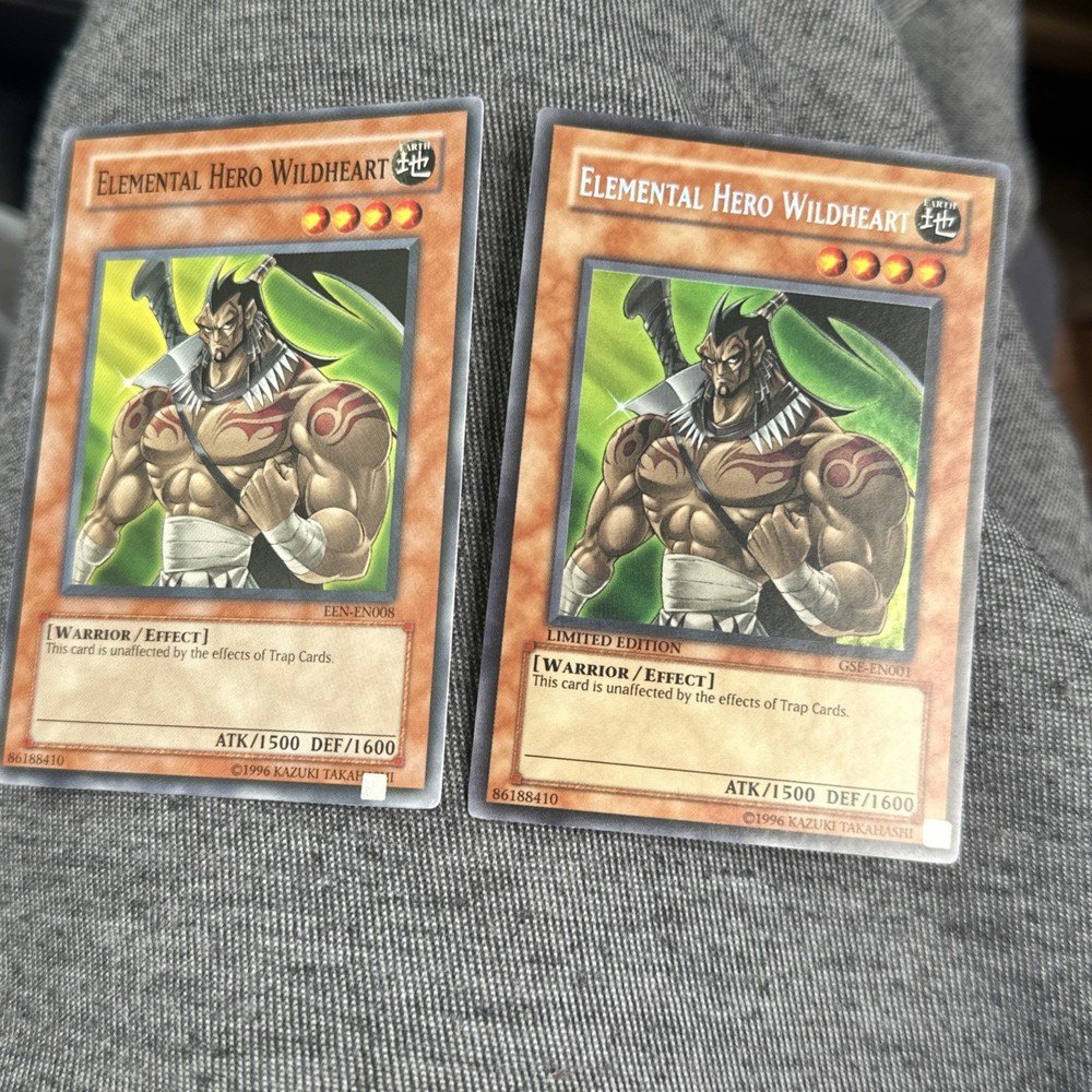 Elemental Hero WildHeart Ultra Rare Warrior Monster Card  
