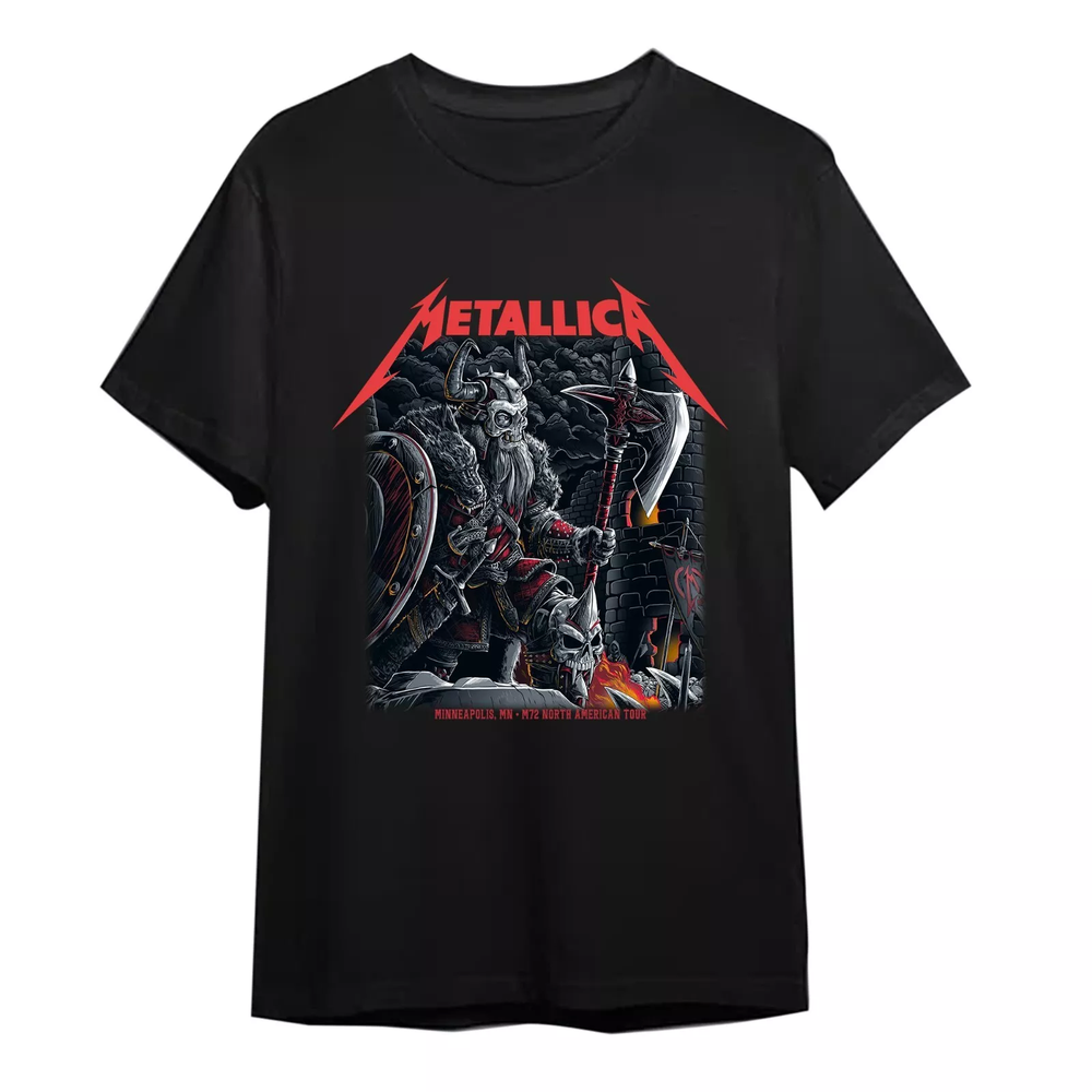 Metallica M72 Minneapolis Mn Night 1At Us Bank Stadium On August 16 2024 T-shirt