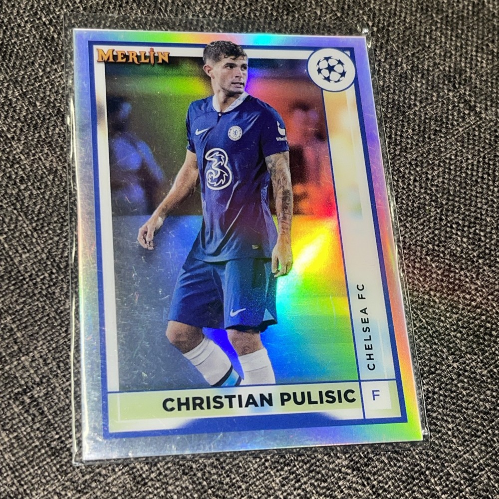 2022-23 Christian Pulisic Refractor - Topps Merlin UEFA Club Competitions #37
