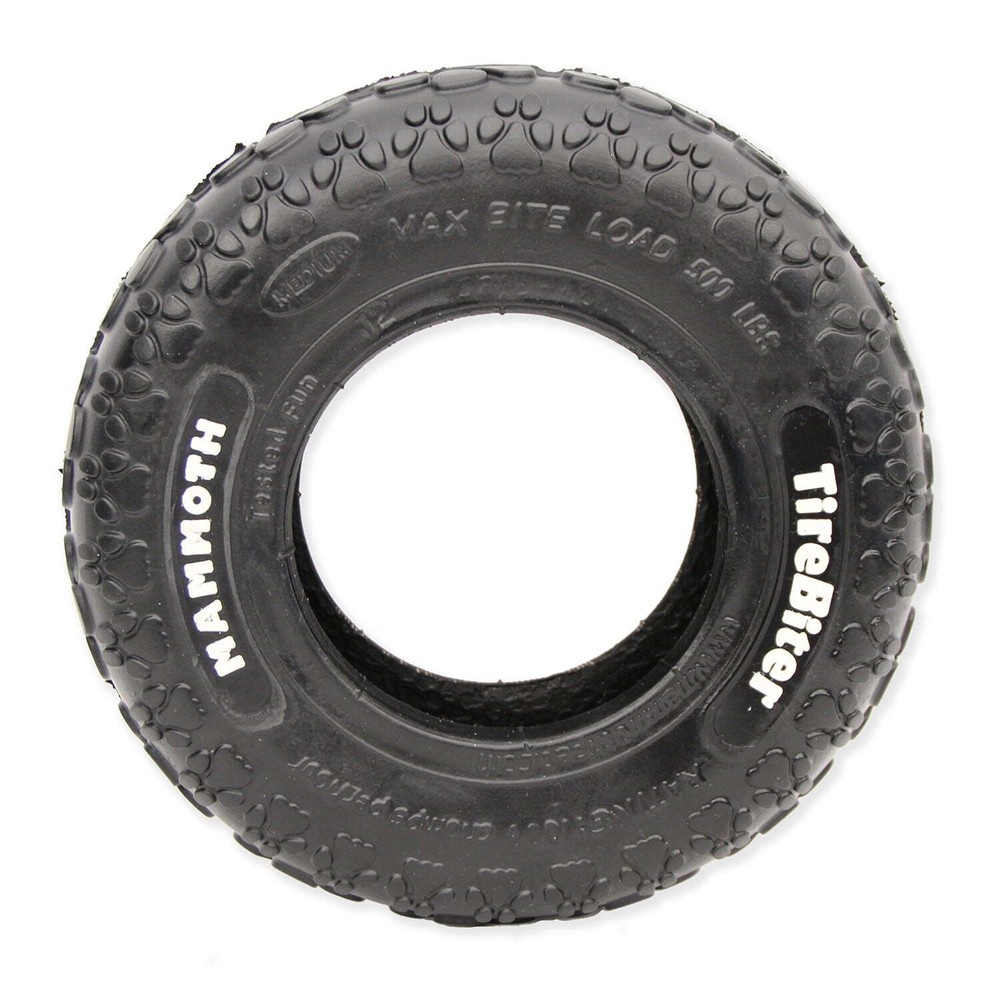 Mammoth TireBiter Original Rubber Dog Toy, Medium, 8