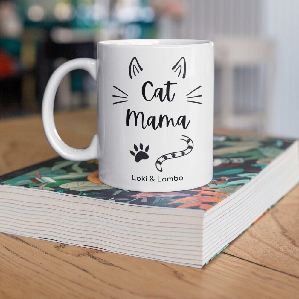 Cat Mama Mug Coffee Mug White