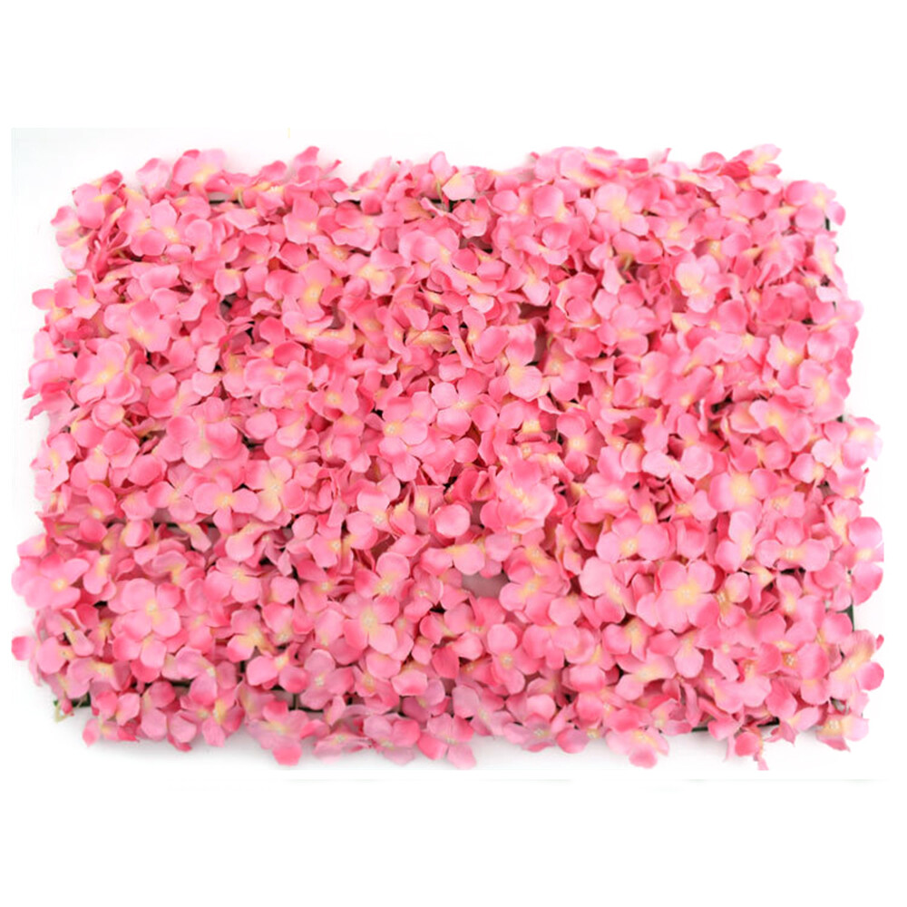 10Pcs Artificial Wedding Silk Flower Wall Decor Background Rose Floral Panels