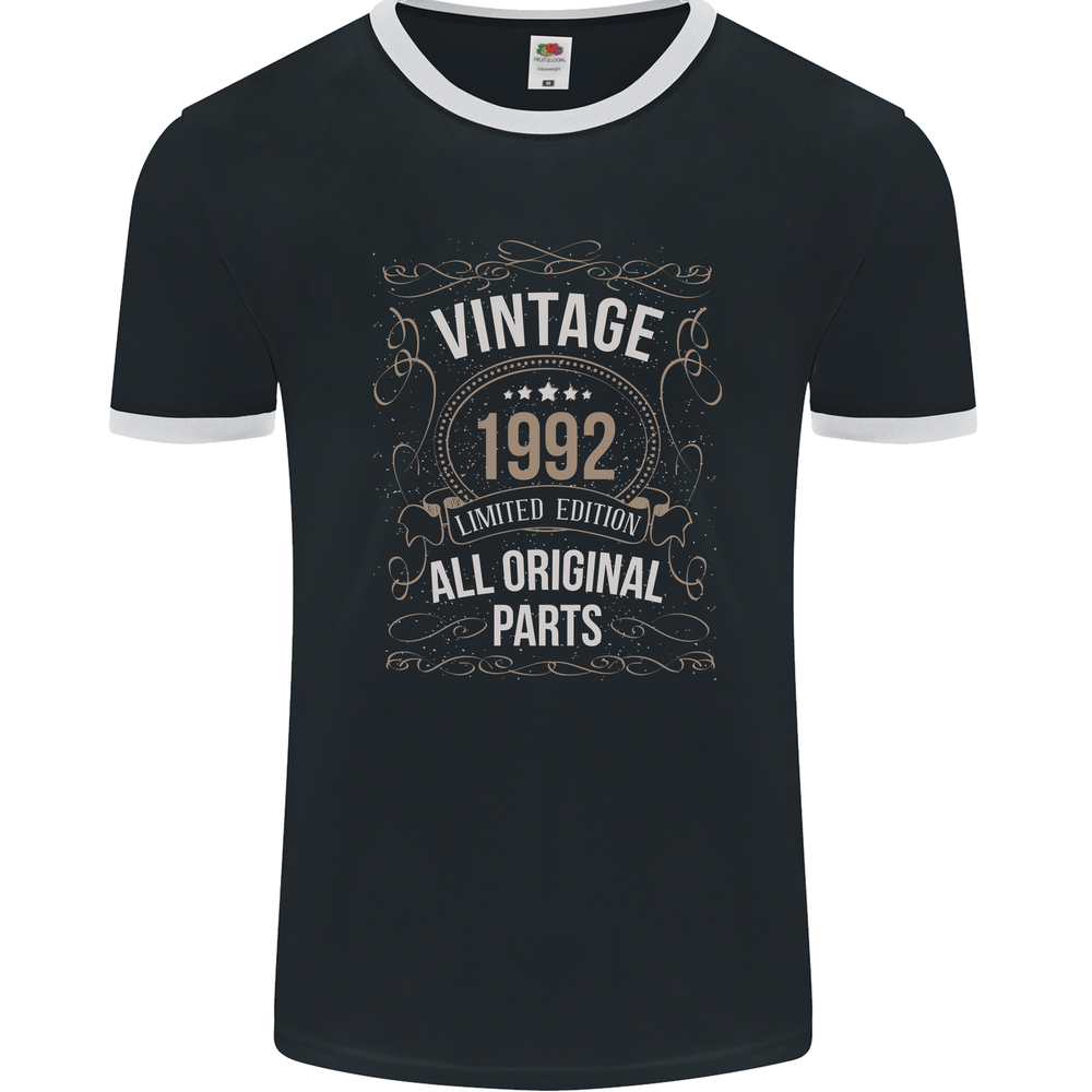 33rd Birthday Limited Edition 1992 Mens Ringer T-Shirt FotL