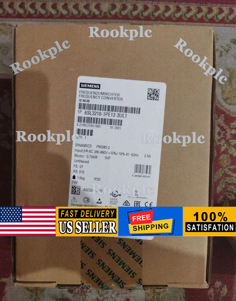 New Siemens SINAMICS PM240-2 Unfiltered 6SL3210-1PE12-3UL1 6SL3 210-1PE12-3UL1