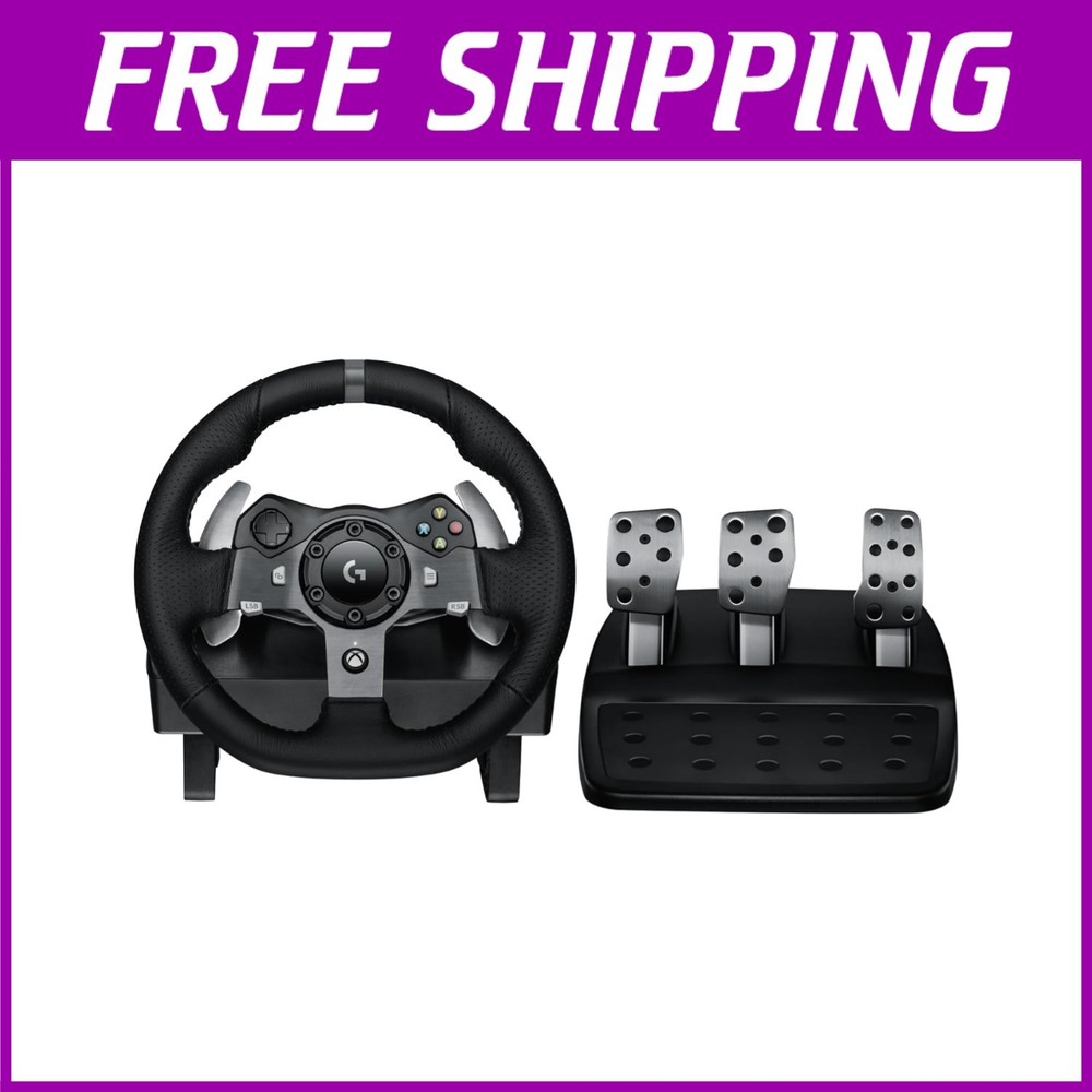 G920 Driving Force Wheel with Stainless Steel Shifters
