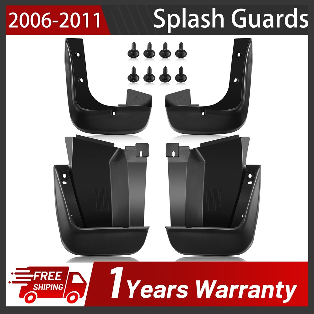 For 2006-2011 Honda Civic Sedan Coupe Splash Guards Front+Rear Mud Flaps 4pcs