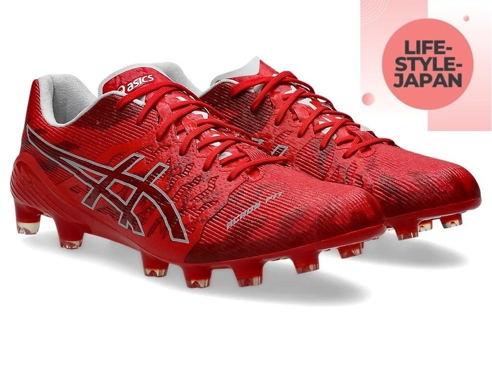 ASICS DS LIGHT ACROS 3 1101A070 600 Classic Red/White Men Soccer Shoes Sneaker