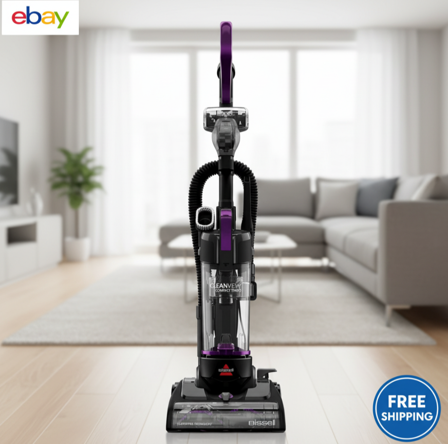 FLASH SALE!! BISSELL CleanView Compact Turbo Upright Vacuum 3437 NEW FREESHIP US-image