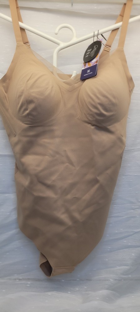 New HONEYLOVE Liftwear Cami Bodysuit Sand Size XL