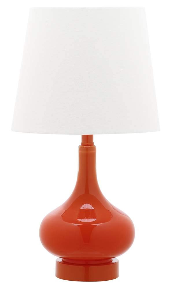 Lighting Collection Amy Orange Gourd 18-inch Bedroom Living Room Home Office ...