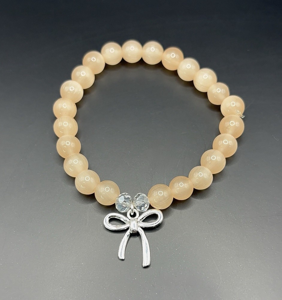 Champagne Cat Eye Stone Elegant Adjustable Bracelet