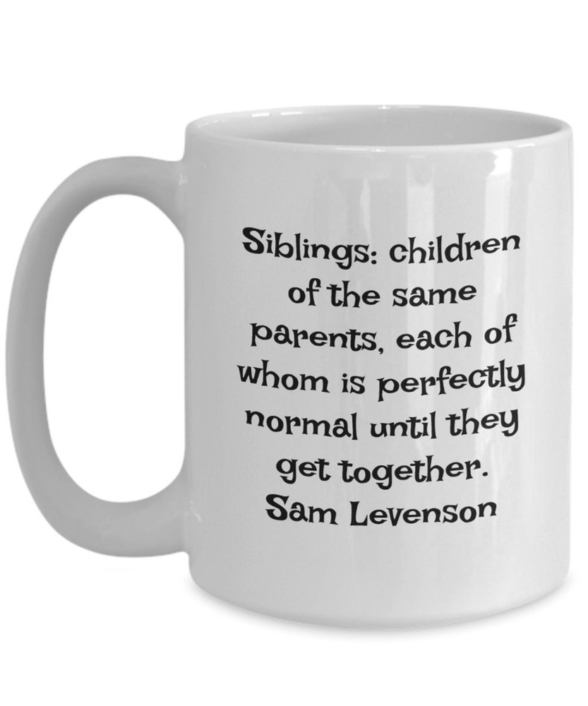 Custom Sibling Coffee Mug Gift For Family Reunions Or Family Holidays