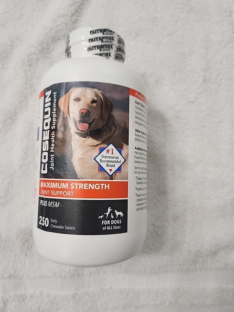 Cosequin Maximum Strength Joint Health Plus MSM 250 Chewable Tablet Exp 04/2028
