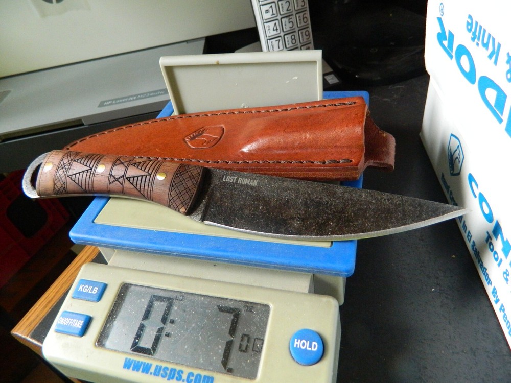 Condor Lost Roman Knife 9.63 Inch 1095HC Drop Point Blade with Walnut Handle