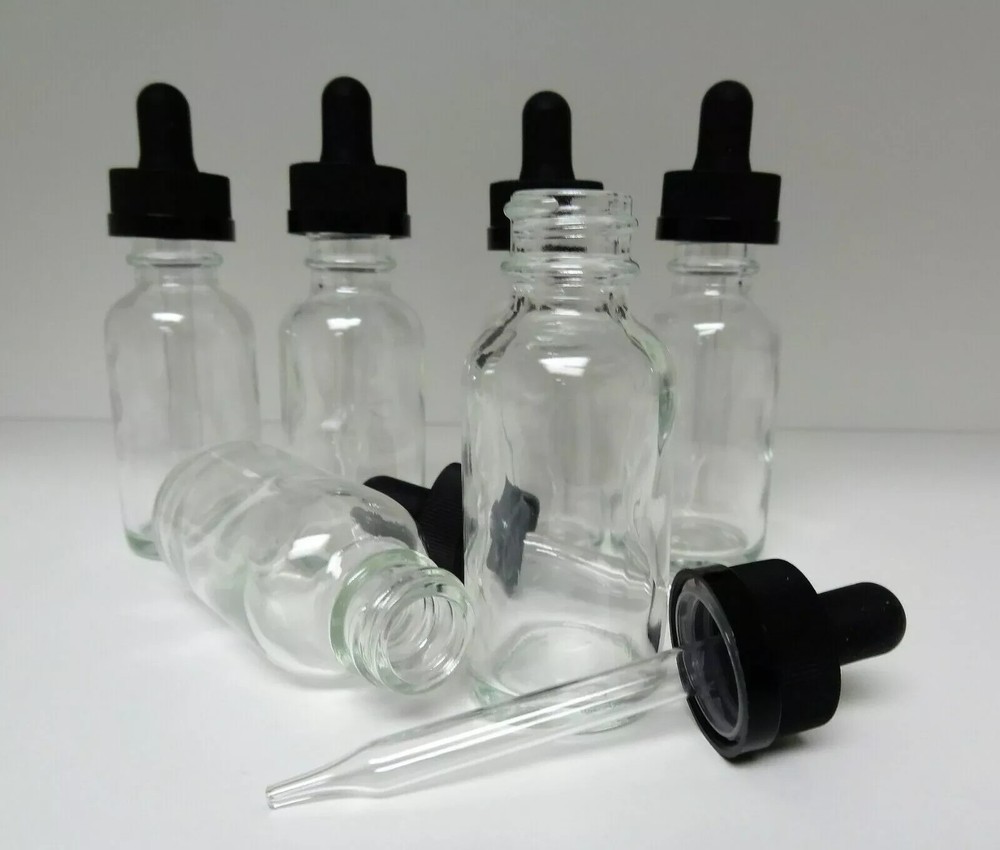 40p/each Glass Pipette Glass Dropper Bottle 30ml Oils Empty - 330PCS Joblot