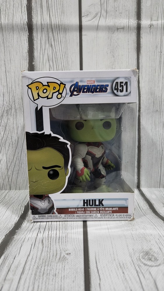 Funko Pop! Vinyl: Marvel - Hulk #451 damage Box Please See All Pictures