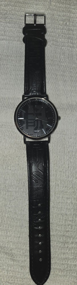 DICE Digital Illusions CE Quartz Watch by Accutime MEC500 Black Band New Batt