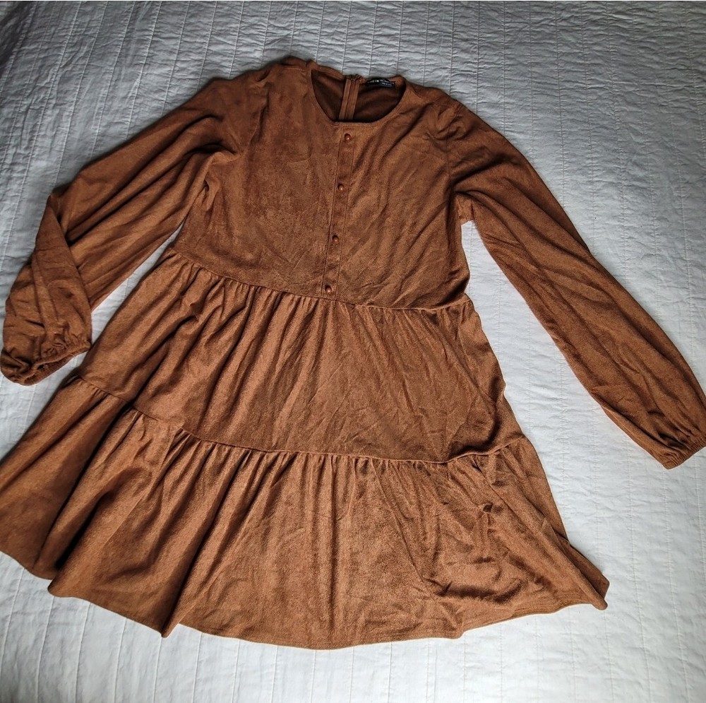 Orange brown Shein Dress large