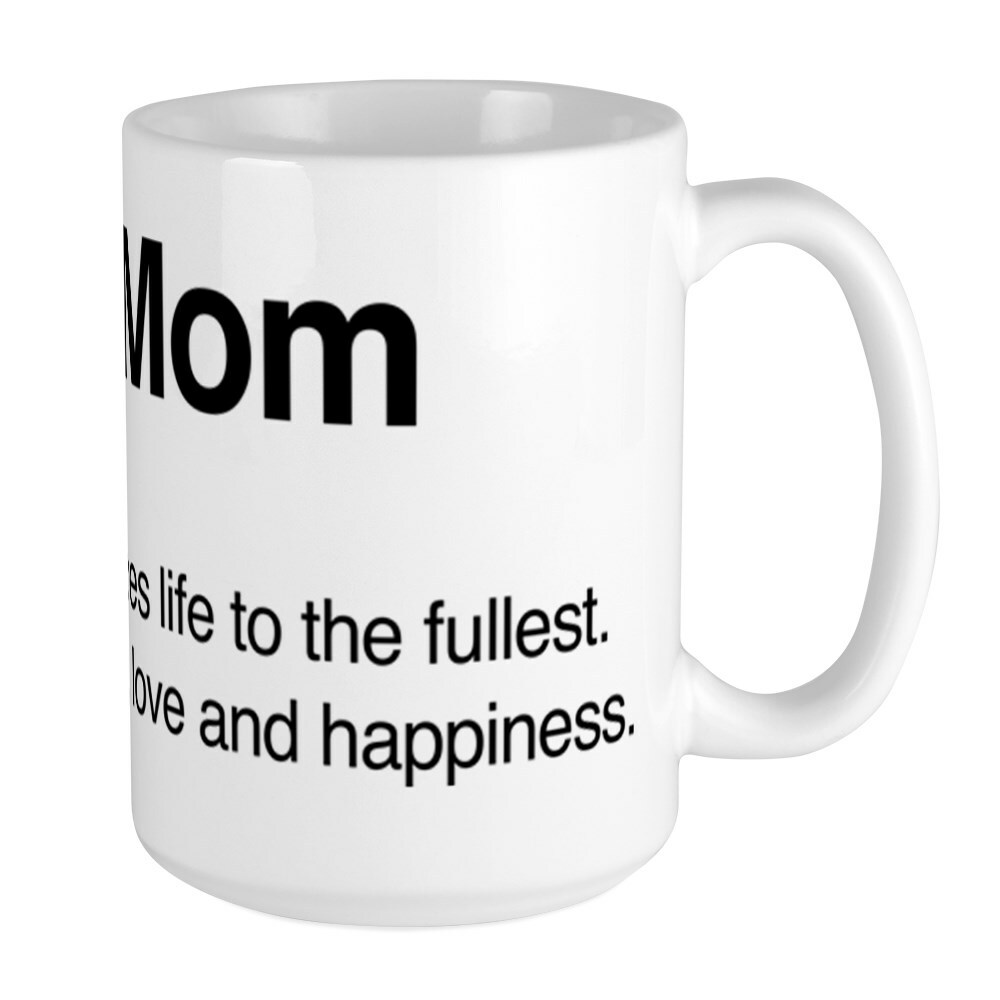 CafePress Hippie Mom Coffee Mug, Large 15 oz. White Coffee Cup (24039967)