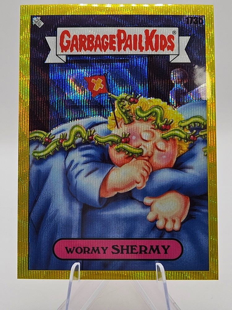 2022 Topps Chrome Garbage Pail Kids Yellow Wave Refractor 224/275 GPK 173b