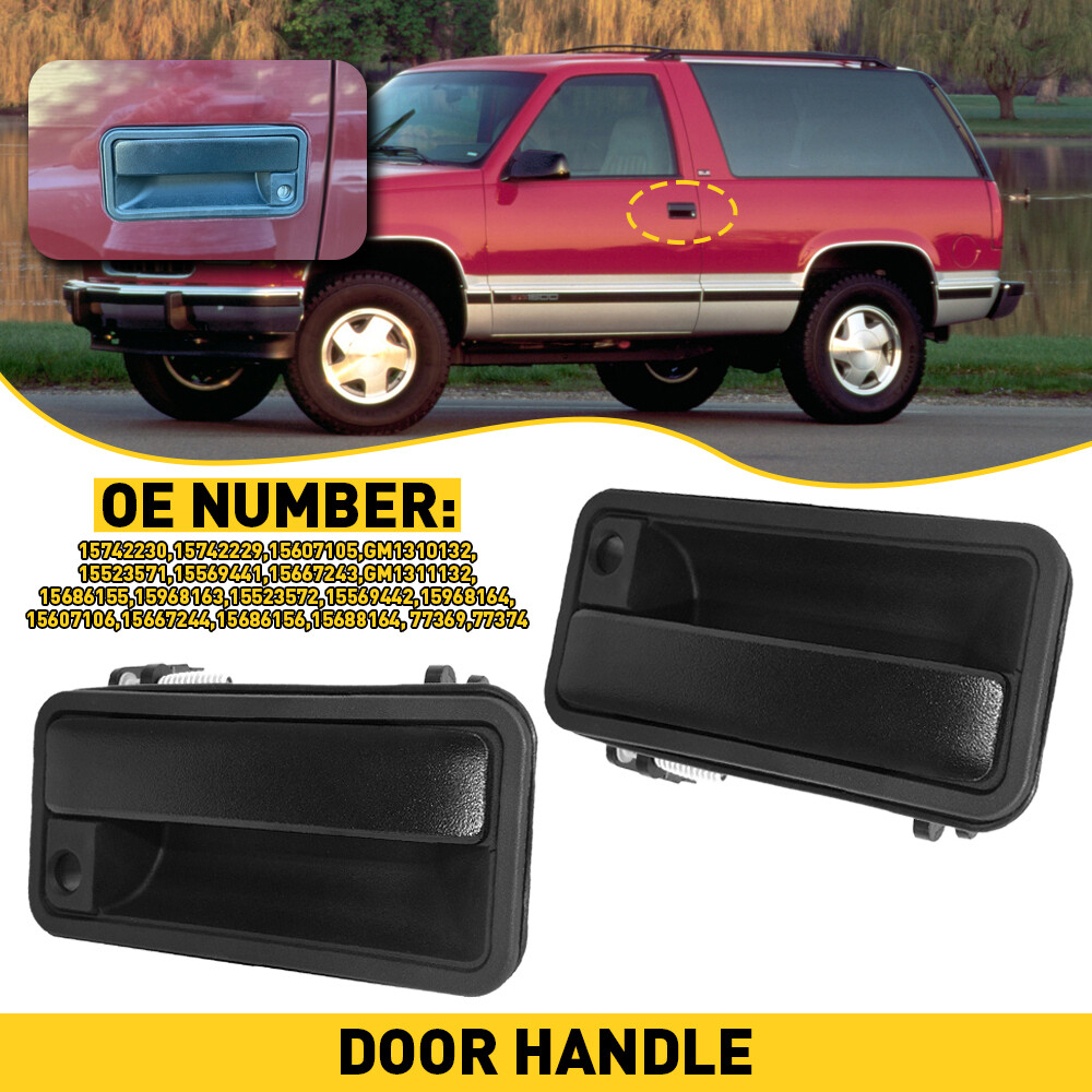 2PCS Chrome Front Door Handle for 88-94 Chevy GMC C1500 Pickup Truck Exterior Replacement