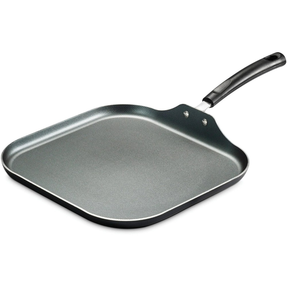 PrimaWare 11-Inch Nonstick Square Griddle Dishwasher Safe Steel Gray