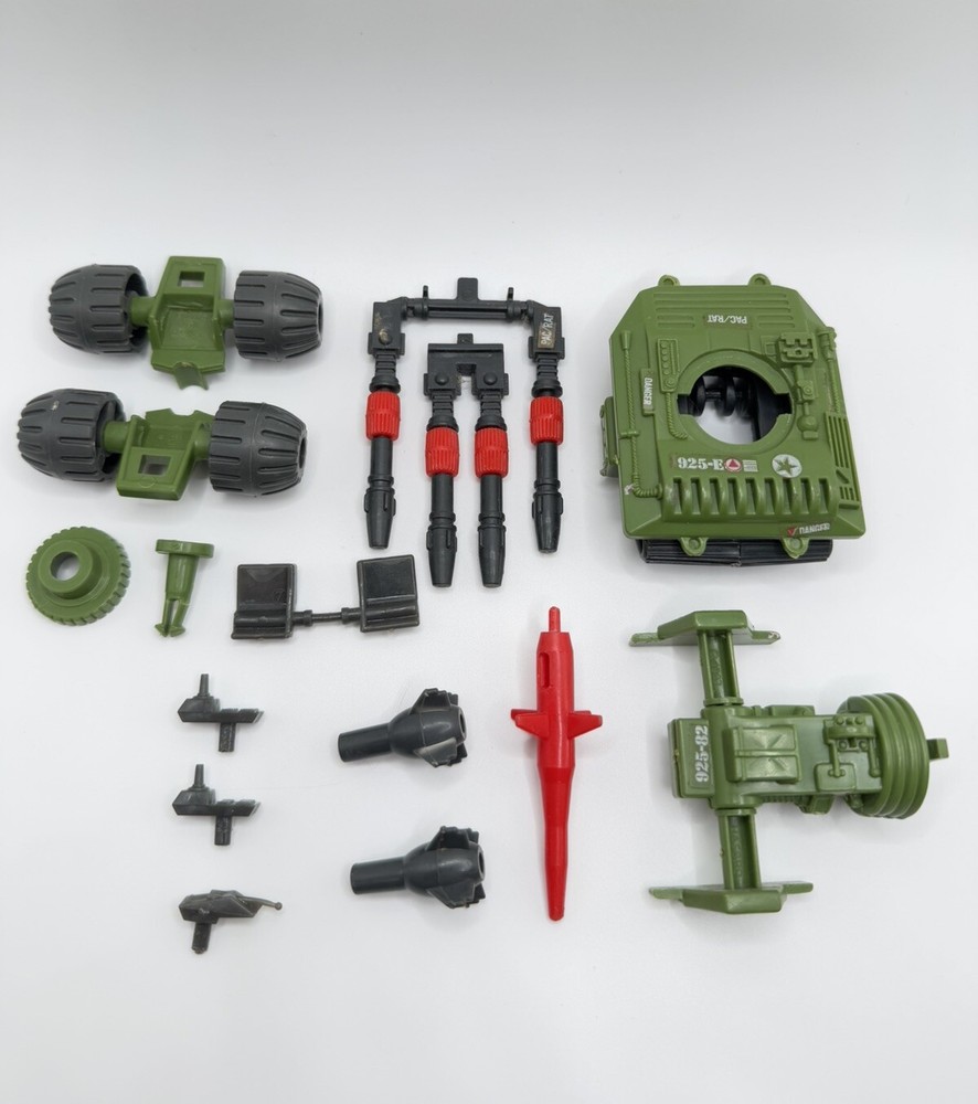 Vintage 1983 GI Joe Pac Rat Parts Lot by Hasbro for Restoration or Repair
