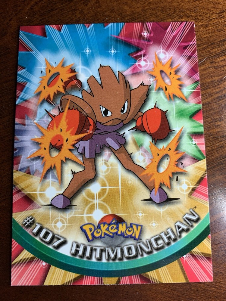 2000 Topps Pokemon TV Animation Series 2 #107 Hitmonchan FREE COMBINED SHIPPING