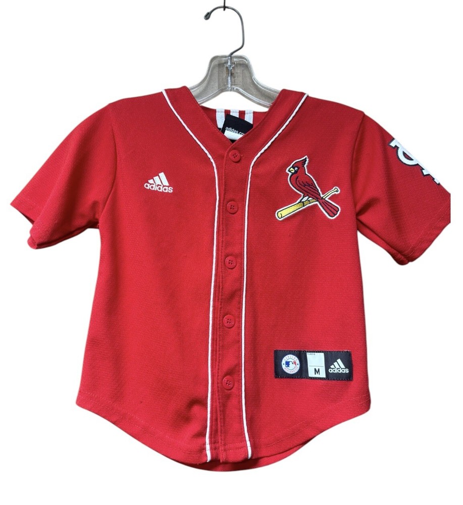 Holliday #7 St. Louis Cardinals Jersey Youth 5/6 Logo Embroidered Baseball Sport