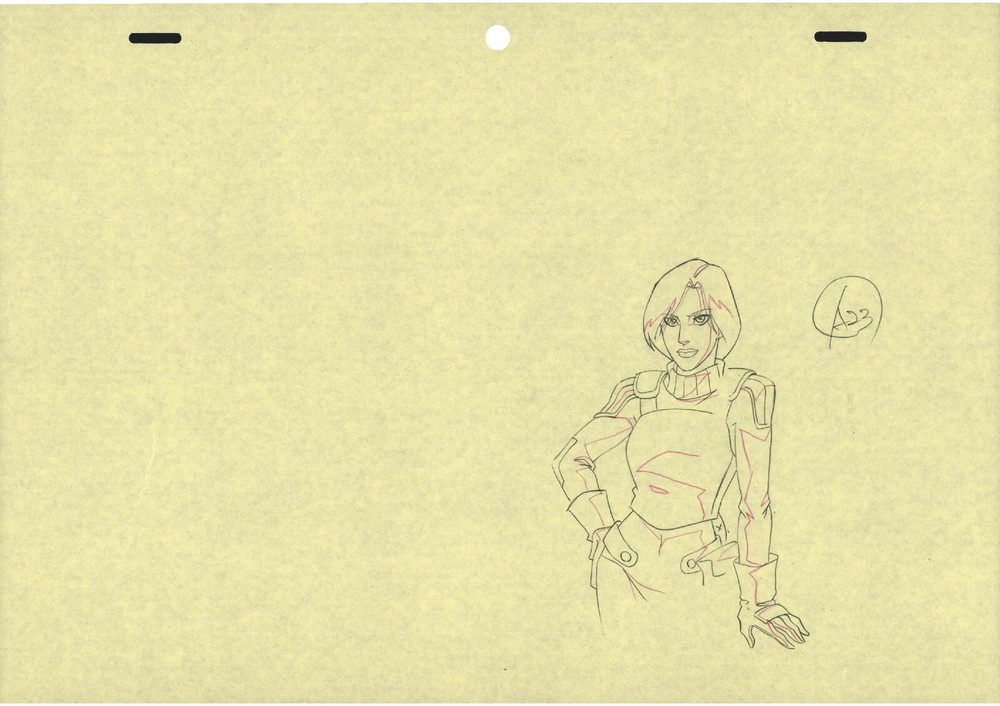 G.I. Joe Resolute Production Animation Cel Drawing 2009 D-010