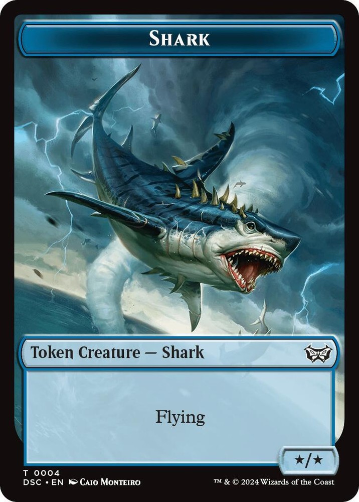 Shark // Copy Double-Sided Token [DSC - 4 // 1] NM