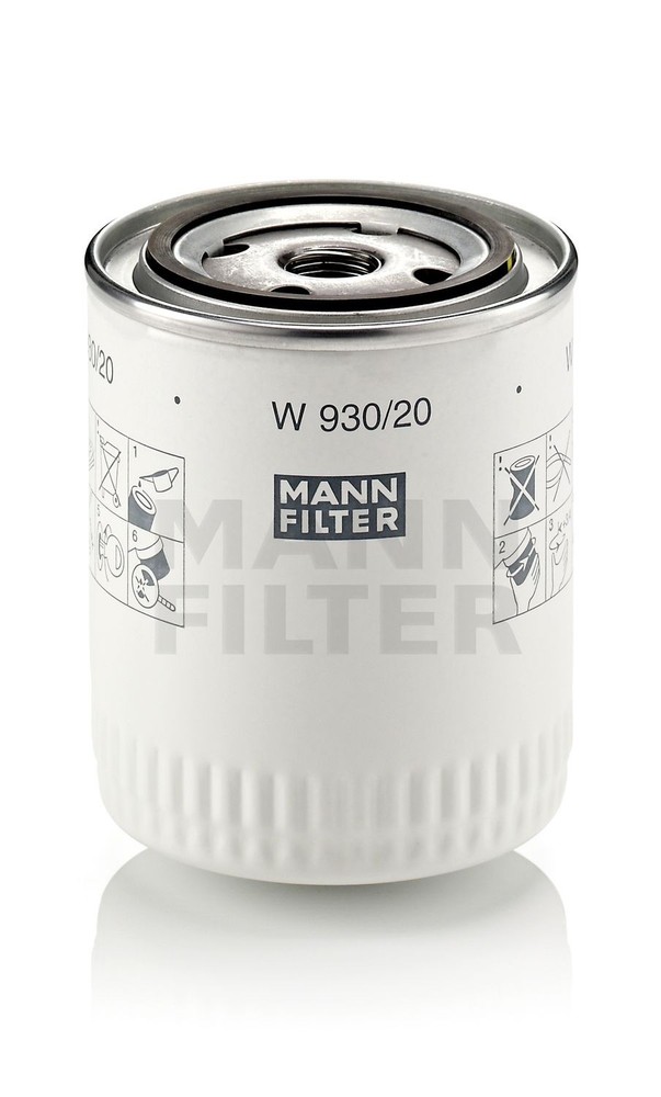 Mann-Filter W 930/20 Engine Oil Filter For Select 80-04 Land Rover Rover Models