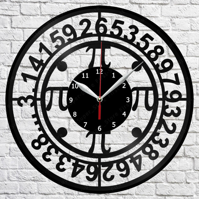Mathimatics Vinyl Clock Record Wall Clock Decor Fan Art Home 2861